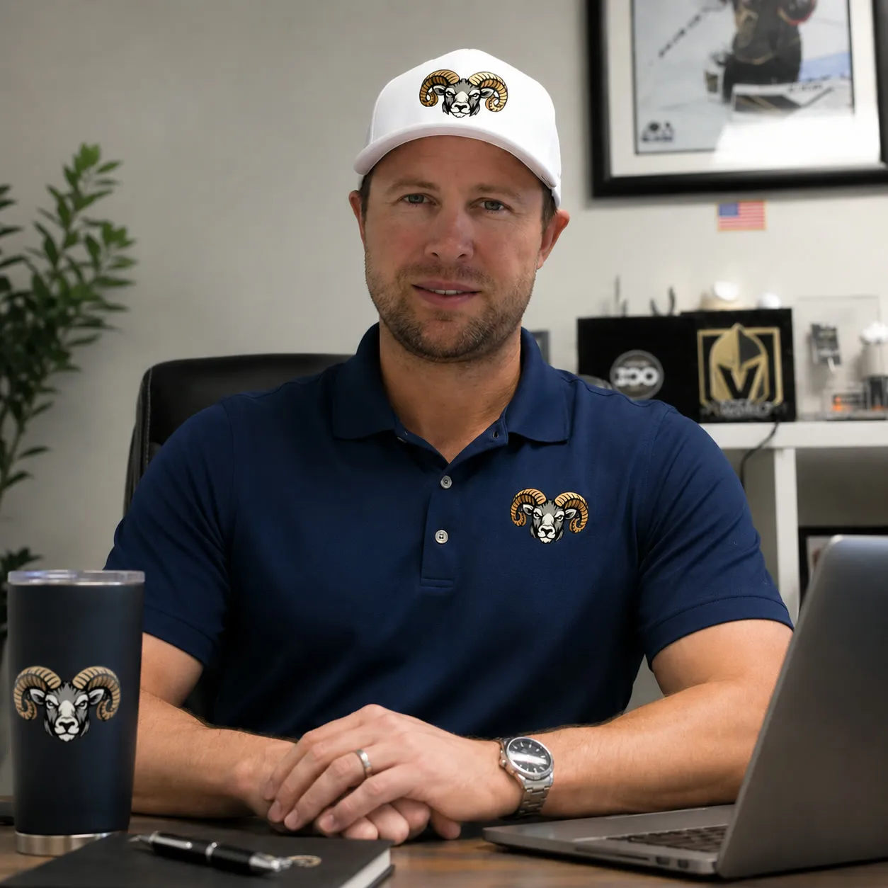 Founder Steve Dodson in a branded Bighorn polo.